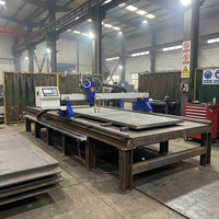 Machine de découpe plasma CNC à portique rapide pour tôles d'acier avec équipement de découpe à l'arc plasma 200 ampères