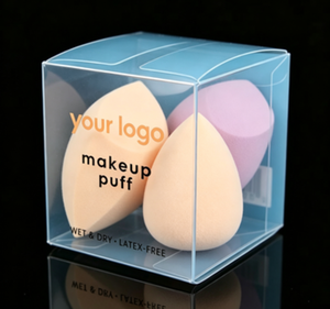 Caja de Embalaje de Plástico Transparente Plegable Personalizada de PVC PET PP para Herramientas de Maquillaje y Cosméticos - Product Image 1