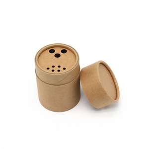 Biodegradable Eco-Friendly Food Grade Salt, Suger Seasonings and Spices Kraft Paper Tube with Recycled Materials - Product Image 3