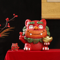 Statue du Dieu du Vent en Résine de 8,5 Pouces, Figurine Porte-Bonheur, Décoration Feng Shui pour la Maison, Ornement de Bureau, Cadeau