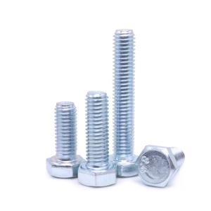 Tùy chỉnh-thực hiện cường độ cao <span class=keywords><strong>4.8</strong></span> lớp thép hình lục giác bu lông M10 Kích thước DIN tiêu chuẩn hot-mạ kẽm màu sắc tự nhiên - Product Image 1