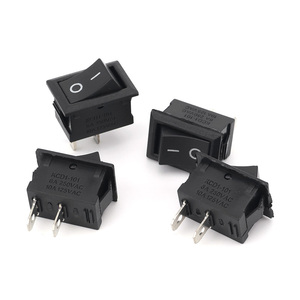 Nhà Máy bán hàng trực tiếp kcd1 15x21 Mét 2 vị trí 2pin 0.6pin on off SPST Đen 3A 125VAC 250VAC Rocker Thiết bị chuyển mạch - Product Image 4