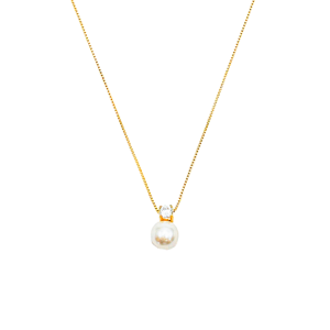 Collar de Moda con Cuentas y Colgante de Bola, Cadena de Acero Inoxidable Chapada en Oro, para Aniversario - Product Image 6