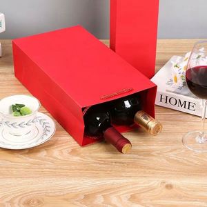 Good Selling Eco-Friendly Recyclable New Design Excellent Custom Printed <b>Paper</b> Bags for <b>Red</b> Wine - Product Image 6