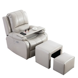 Fauteuil de pédicure électrique inclinable avec plateau pour le nail art et les soins des pieds - Product Image 4
