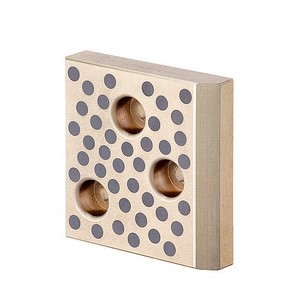 Deslizadores de Bronce con Lubricante Sólido, Estándar ISO 9183-2 AFNOR, Alta Resistencia al Desgaste para Moldes y Maquinaria Industrial - Product Image 1