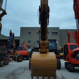 Cat 336DL Excavator Yellow Track Mounted With Panda Decal And Warning Signs For Construction Use - Product Image 6