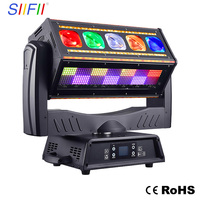 Luz Móvil Profesional 5 en 1 540 °   Láser Retro con Rotación Infinita, Efecto Beam Fill Strobe, 150 Canales, para Bares, Clubes, Bodas y Escenarios