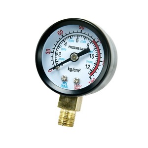 เกจวัดแรงดันลม Y40 0-12 กก. หน้าปัด 42 มม. เกลียว 1/8 อุปกรณ์เสริมเครื่องอัดอากาศ - Product Image 4