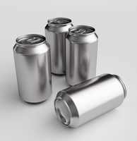 Boîte Métallique en Aluminium Personnalisée avec Impression Couleur, Vide, pour Boissons, Bière, Sodas, en Gros – 250ml, 330ml, 473ml, 500ml, avec Couvercle