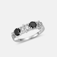 S925 Anlaufbeständiger 18K Schwer Vergoldeter Openwork Iris Ring – Charakteristischer Euro-Amerikanischer Stil Unisex Partnerring mit Viralem Look