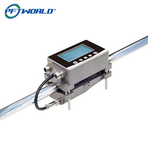 アルミニウムプラスチック4-20mA Modbus RS485 IP65DCポータブル超音波水液体流量計送信機流量計センサー - Product Image 3