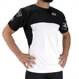 เสื้อรัดกล้ามเนื้อสำหรับ MMA ยิวยิตสู BJJ แบบขายส่ง เสื้อกีฬาซับลิเมชั่นสั่งทำพิเศษ แห้งเร็ว ยืดหยุ่น เหมาะสำหรับการฝึกซ้อม - Product Image 3