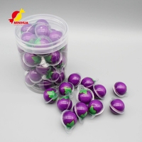 Nouvelle Arrivée Fruité Terre Ronde Terre Boule Forme Gummy Fruit Candy avec Remplissage Liquide Confiture Bouteille Emballage