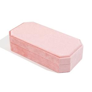 Caja de Joyería de Terciopelo con Logotipo Personalizado, Caja de Almacenamiento de Joyería de Lujo para Anillos, Pulseras y Collares, Caja de Regalo para Joyería - Product Image 4