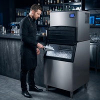 Machine à glaçons commerciale, machine à glaçons industrielle 250 kg, machine à glace en bloc pour entreprise