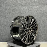 Velg Forged Multi Spoke Krom Kompak 17 18 Inch 5x100, Cocok untuk Toyota Crown Mazda Atenza