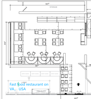 Aménagement de restaurant de luxe Solution de service de conception personnalisée Design d'intérieur 3D de restaurant commercial