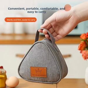 Latest Design Small Breakfast <b>Egg</b> Sandwich Food <b>Storage</b> Insulated Cooler Bag Outdoor Mini Triangle Thermal Lunch Bag - Product Image 5