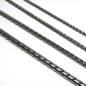 <strong>Dog</strong> <strong>Collar</strong> Show Lead <strong>Chain</strong> 304 Stainless Steel Snake <strong>Chain</strong> P Choke for <strong>Dog</strong> Training - Product Image 2