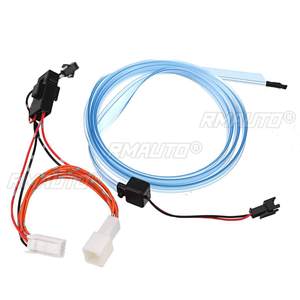 Bande lumineuse LED 12V pour tableau de bord de voiture, lampe d'ambiance pour espace entre les sièges, rétroéclairage LED bleu pour Toyota Highlander 2015 2016 2017 - Product Image 2