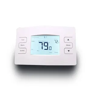 HVAC Smart Room Termostat WIFI Pengontrol Suhu untuk Sistem Pompa Panas 24V AC Alexa Asisten Google