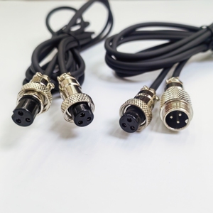 Cable de Extensión de Conector de Aviación Personalizado GX12, de 2, 3, 4, 5, 6, 7 y 8 Pines, Hembra a Hembra, con Conector de Aviación Macho a Hembra - Product Image 1