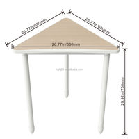 Table collaborative modulaire moderne et innovante en bois et acier pour le travail de groupe des étudiants, l'apprentissage en classe, le mobilier scolaire