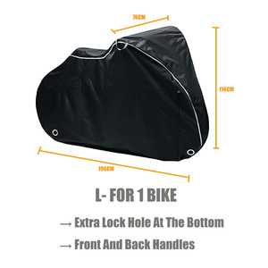 Couverture de vélo de transport de voyage résistante à la déchirure couverture de vélo vélo couvert étanche vélo - Product Image 5
