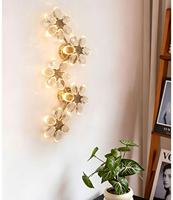 Applique murale moderne à LED avec prisme en verre K9, idéale pour les couloirs de chambre à coucher