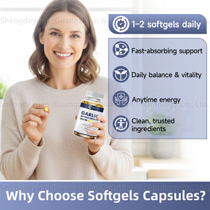 Capsule di Aglio 3000MG a Marchio Privato OEM, Integratori per il Supporto Immunitario e la Salute del Corso Sanguigno negli Adulti - Product Image 4