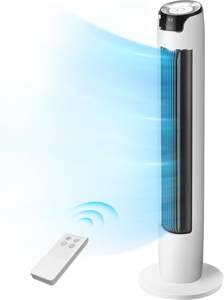 Ventilador de Torre sin Aspas de Alta Calidad para Hogar, Oficina y Dormitorio, con Control Remoto Inteligente, Estilo de Piso, Potente, para Verano - Product Image 2