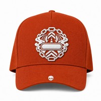 Cappellino da Baseball Personalizzato con Ricamo in Stile Old English, 5 Pannelli, Visiera Curva, Stile Dad Hat, Streetwear West Coast, Vendita all'Ingrosso, Basso MOQ