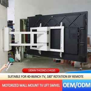 Support mural TV intelligent à <span class=keywords><strong>bras</strong></span> articulé en acier pour écrans de 40 à 86 pouces – Solution complète pour la maison connectée - Product Image 5