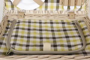 Fruits Storage Wicker China Wholesale Folding Picnic <span class=keywords><strong>Basket</strong></span> For 2 Person - Product Image 4