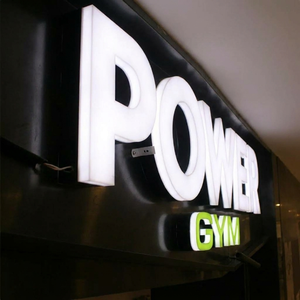 Panneau publicitaire personnalisé pour devanture de magasin, enseigne commerciale 3D, logo en acrylique rétroéclairé extérieur, enseigne LED extérieure pour bureau - Product Image 1