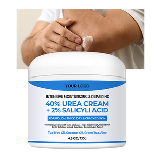 <span class=keywords><strong>Crema</strong></span> para Pies Vegana Orgánica con <span class=keywords><strong>Urea</strong></span>, Té Verde, Aloe Vera y Ácido Salicílico, Hidratante Profunda para Talones Agrietados y Eliminación de Callosidades - Product Image 1