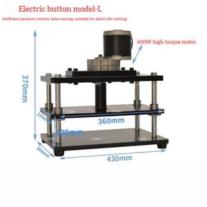 Machine de découpe de carton de haute qualité 350*220mm, petite machine de découpe à pression pour échantillons, machine de découpe de cuir - Product Image 5