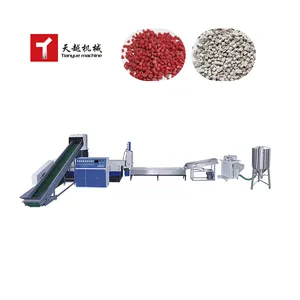 China TIANYUE ABS HDPE/PE PVC LDPE Lldpe Pet Plastic Pelletizer Machine Air Cooling PP Granules Plastic Recycled Machines