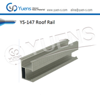 Système de montage solaire sur rail en aluminium AL6005-T5 Yuens pour toiture, support de panneau certifié ISO/CE