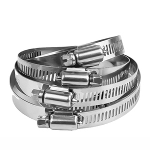 Phát hành nhanh chóng Mỹ loại 201 304 316 thép không gỉ Worm Drive Hose kẹp <span class=keywords><strong>c</strong></span>ó thể điều chỉnh Heavy Duty Ống kẹp 6-800 mét - Product Image 2