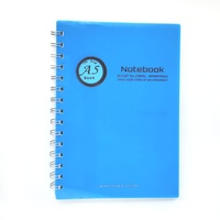 Agenda en couverture rigide PP, format A5, carnet à spirales ligné, bloc-notes personnalisé imprimé, écologique, 80 g/m²