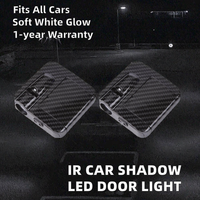 Luz LED para Puerta de Coche, Proyector de Logotipo, Luz de Bienvenida Personalizada, Lámpara de Sombra Fantasma, Ajuste Universal, Impermeable, Antideslizante, Nocturna
