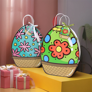 Sacchetti Regalo a Forma <span class=keywords><strong>di</strong></span> Uovo <span class=keywords><strong>di</strong></span> <span class=keywords><strong>Pasqua</strong></span> Personalizzati, Decorazioni Festive per la Casa, Sacchetti per Caccia alle Uova e Caramelle per Feste - Product Image 5