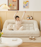 Canapé-lit pliant moderne pour deux personnes, écologique, portable, adapté aux petits appartements, salon, salle à manger, idéal pour se détendre, tatami, convient aux humains et aux chiens
