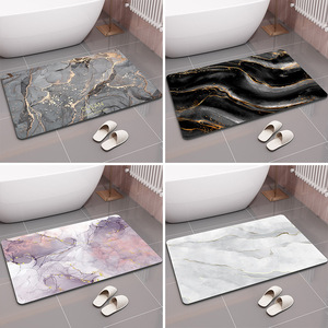 Alfombra <span class=keywords><strong>de</strong></span> Baño Antideslizante Ultrafina, Alfombra <span class=keywords><strong>de</strong></span> Baño que Cabe Debajo <span class=keywords><strong>de</strong></span> la Puerta, Respaldo <span class=keywords><strong>de</strong></span> Goma, Secado Rápido, Súper Absorbente, Lavable, Alfombrillas para Ducha - Product Image 6