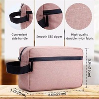 Bolsa de Viaje Oxford para Hombre con Logotipo Personalizado, Bolsa de Almacenamiento Impermeable de Gran Capacidad, Organizador de Maquillaje y Cosméticos para Mujer