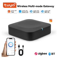 2026 Golden Security Tuya Mini Gateway Hub Inalámbrico Multimodo de Doble Banda Zigbee con Respuesta Rápida Compatible con WiFi 2.4G y 5G