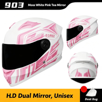 Casque intégral homologué DOT ECE 22.05, coque ABS, respirant, pour la moto, le patinage et les trajets quotidiens.