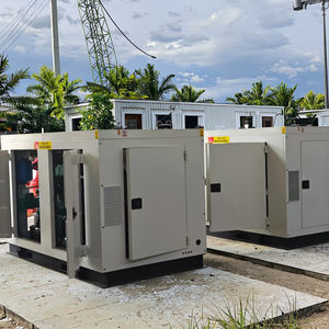 중국 공장 수냉식 바이오가스 바이오매스 메탄 발전기 세트 방음 깨끗한 재생 에너지 380V/240V 천연 가스 - Product Image 4